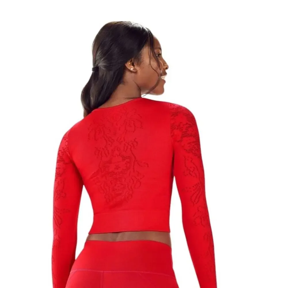 Fabletics sleeves red